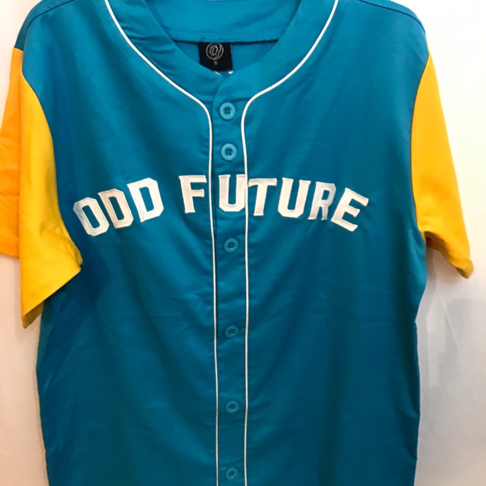 Odd Future Blue & Yellow Baseball Jersey